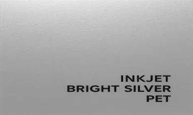 Inkjet Bright Silver PET — Premium Metallic-Effect Labeling for High-Impact Branding